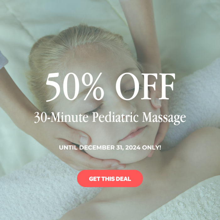 50% OFF Pediatric Massage at Dayton Family Massage